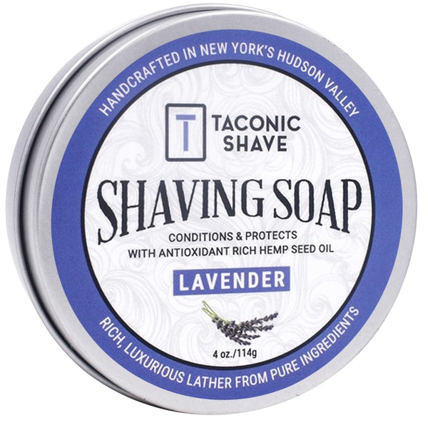 Lavender Shaving Soap - by Taconic Shave (4oz) Shaving Soap Murphy and McNeil Store 