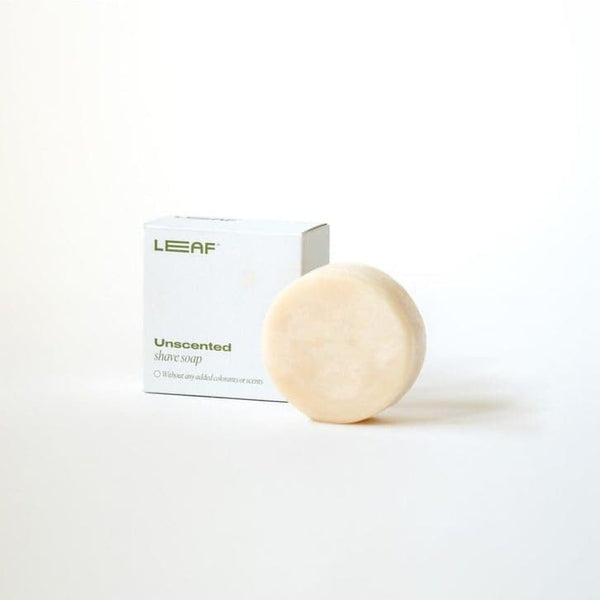 Leaf Unscented Shave Soap Bar Shaving Soap Murphy and McNeil Store 