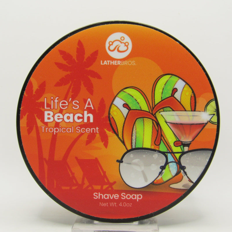 Life's a Beach Shaving Soap - by Lather Bros (Pre-Owned) Shaving Soap Murphy & McNeil Pre-Owned Shaving 