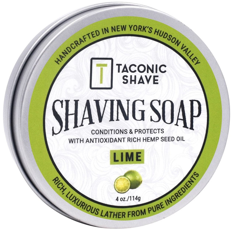Lime Shaving Soap - by Taconic Shave (4oz) Shaving Soap Murphy and McNeil Store 