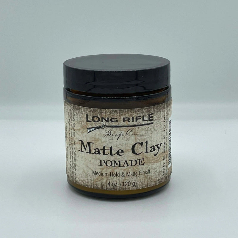 Matte Clay Pomade - by Long Rifle Soap Co. Pomades & Hair Clay Murphy and McNeil Store 