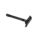 Merkur Black 23 Double Edge Safety Razor, Straight Cut, Extra Long Handle, PVD Coated Safety Razor Murphy and McNeil Store 
