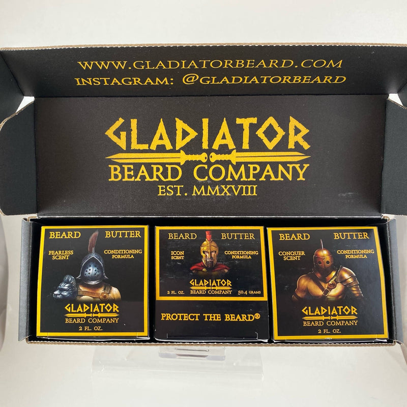 Beard Butter Box Set - by Gladiator Beard Company (Pre-Owned) Beard Balms & Butters Murphy & McNeil Pre-Owned Shaving 