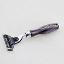 Frank shaving Manual Razor 3 Blade Razor with colorful acrylic handle Shaving Razor Cartridge Razor Frank Shaving Handmade 