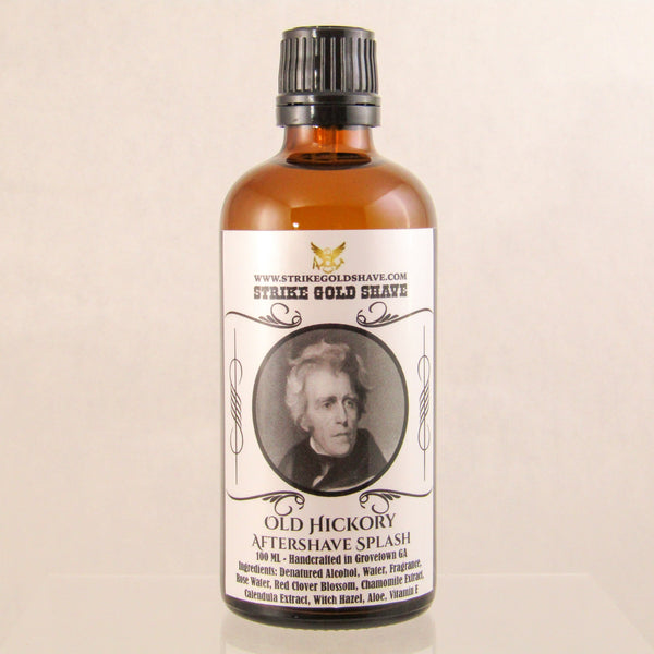 Old Hickory Aftershave Splash - by Strike Gold Shave Aftershave Murphy and McNeil Store 