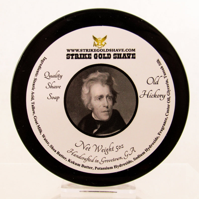 Old Hickory Shaving Soap - by Strike Gold Shave Shaving Soap Murphy and McNeil Store 