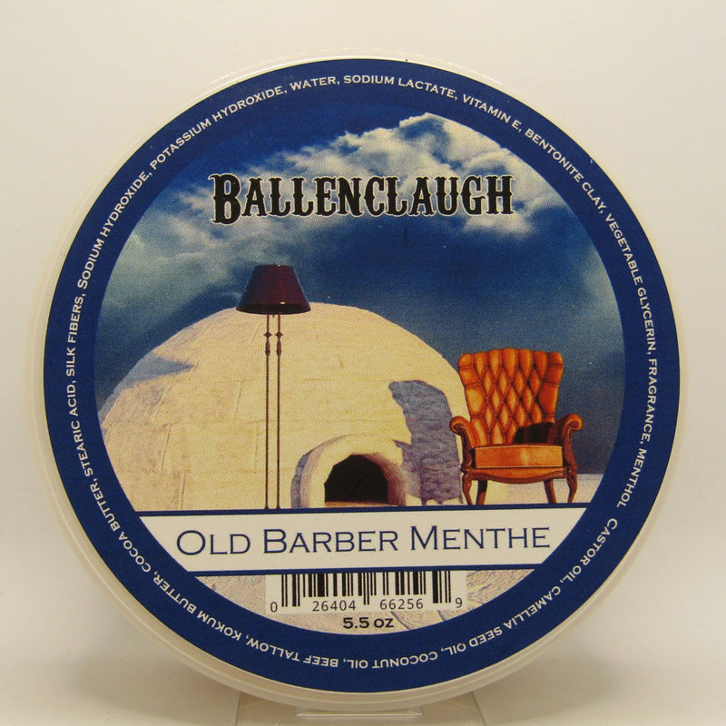 Old Barber Menthe Shaving Soap - by Ballenclaugh (Pre-Owned) Shaving Soap Murphy & McNeil Pre-Owned Shaving 