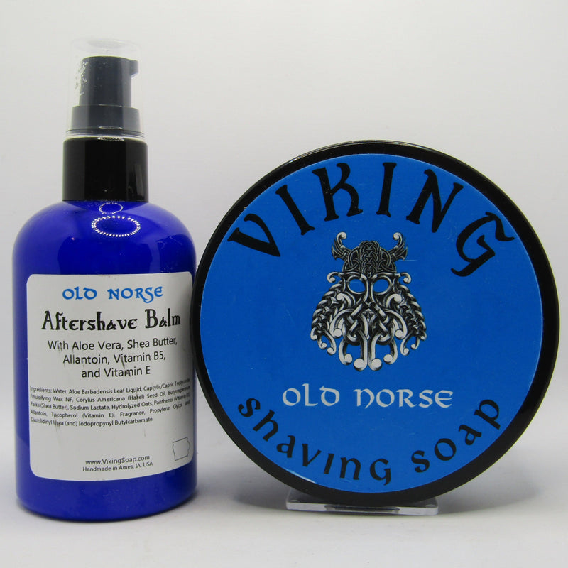 Old Norse Shaving Soap and Balm - by Viking Soap (Pre-Owned) Soap and Aftershave Bundle Murphy & McNeil Pre-Owned Shaving 