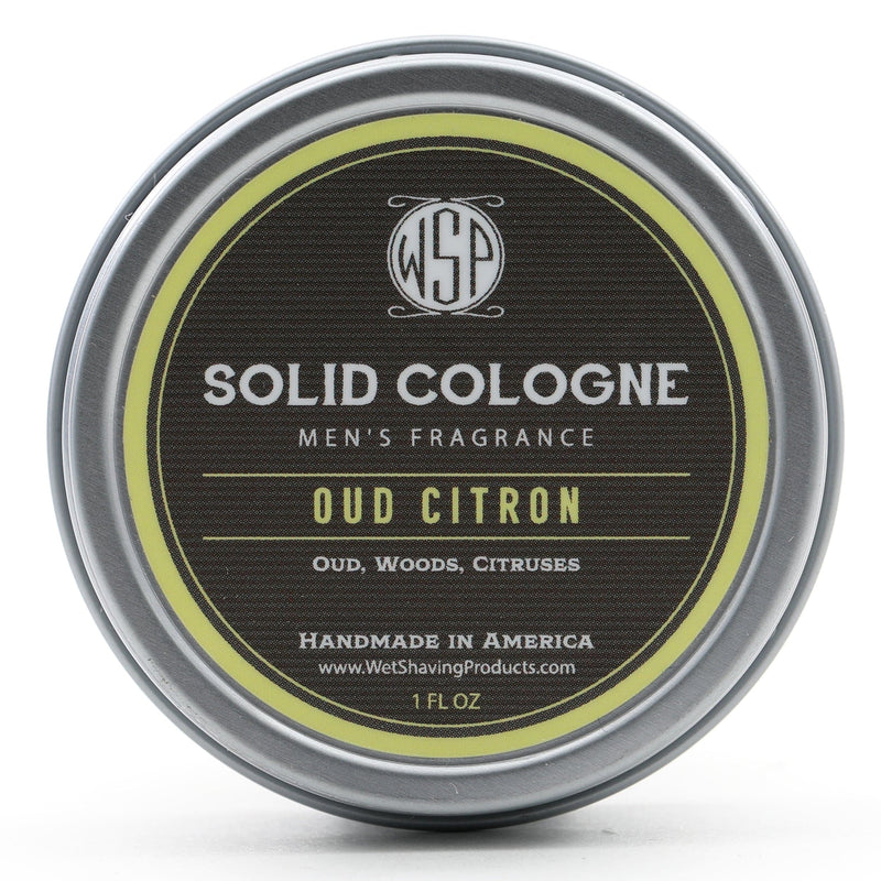 Oud Citron Solid Cologne - by Wet Shaving Products Colognes and Perfume Murphy and McNeil Store 