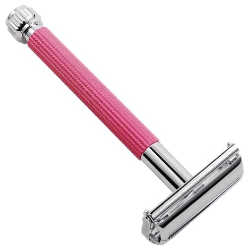 Parker 29L Long Handle Butterfly Safety Razor - Pink Safety Razor Murphy and McNeil Store 