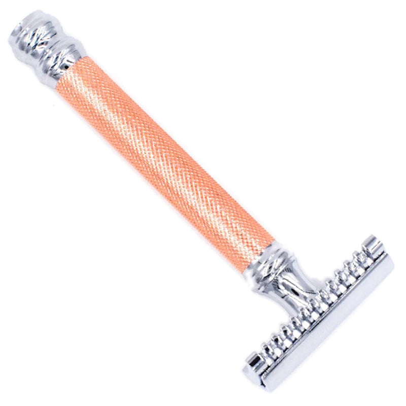 Parker 63C 3-Piece Open Comb Safety Razor - Rose Gold Safety Razor Murphy and McNeil Store 