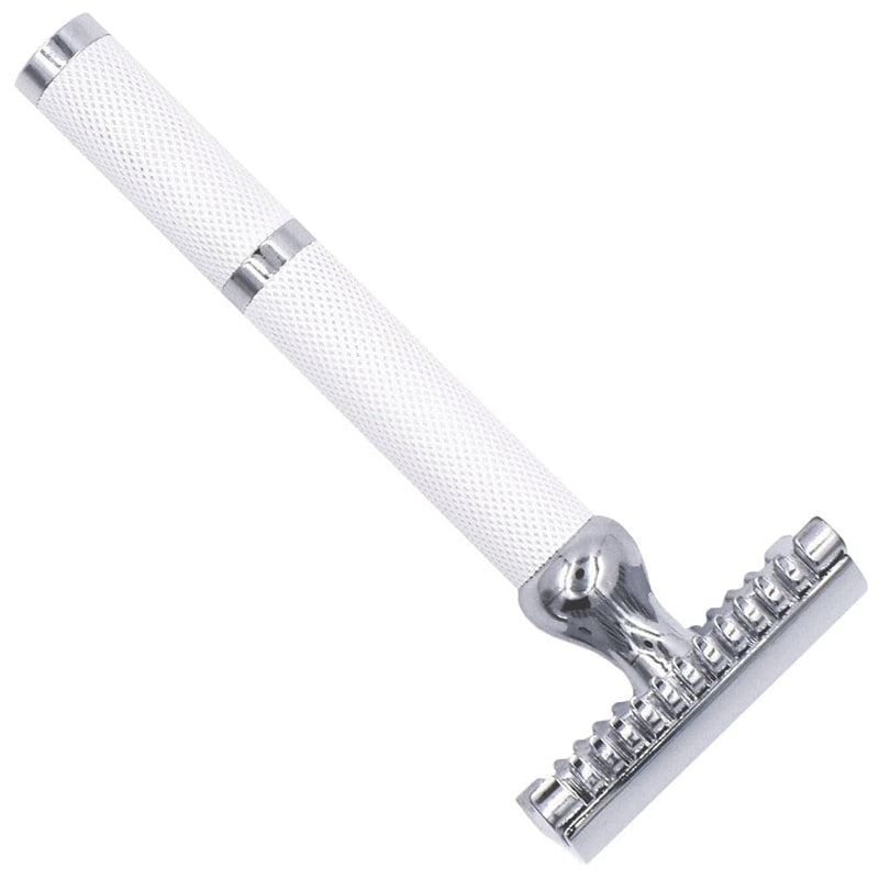 Parker 70C Open Comb Safety Razor - White & Chrome Safety Razor Murphy and McNeil Store 