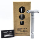 Parker 74R Chrome Heavyweight Butterfly Open Safety Razor - Satin Chrome Safety Razor Murphy and McNeil Store 