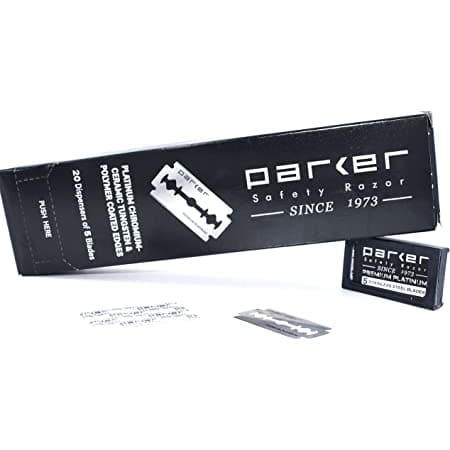 Parker Double Edge Razor Blades (100 Count) Razor Blades Murphy and McNeil Store 