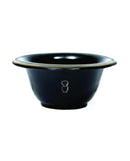Black Porcelain Shaving Bowl with Silver Rim - by Purebadger Shaving Bowls and Mugs Murphy and McNeil Store 