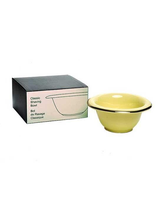 Cream Porcelain Shaving Bowl with Silver Rim - by Purebadger Shaving Bowls and Mugs Murphy and McNeil Store 