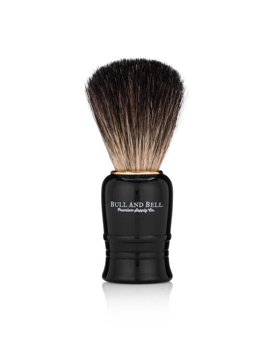 Pure Badger Shaving Brush (White or Black) - by Bull and Bell Premium Supply Co. Shaving Brush Murphy and McNeil Store Black 