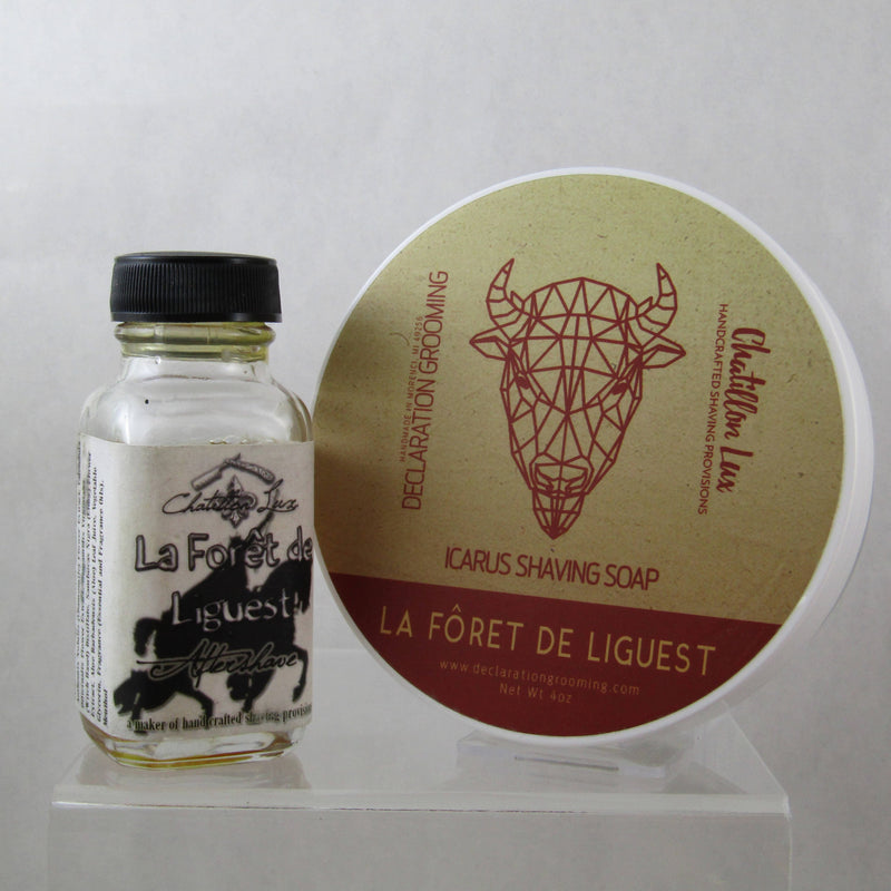 La Foret de Liguest Shaving Soap and Splash - by Declaration Grooming (Pre-Owned) Soap and Aftershave Bundle Murphy & McNeil Pre-Owned Shaving 