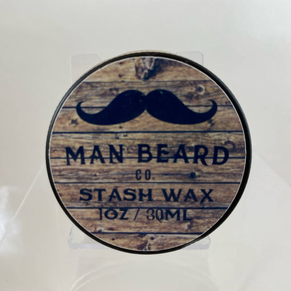 Man Beard Stash Wax - by Man Beard Co. (Pre-Owned) Beard & Mustache Wax Murphy & McNeil Pre-Owned Shaving 