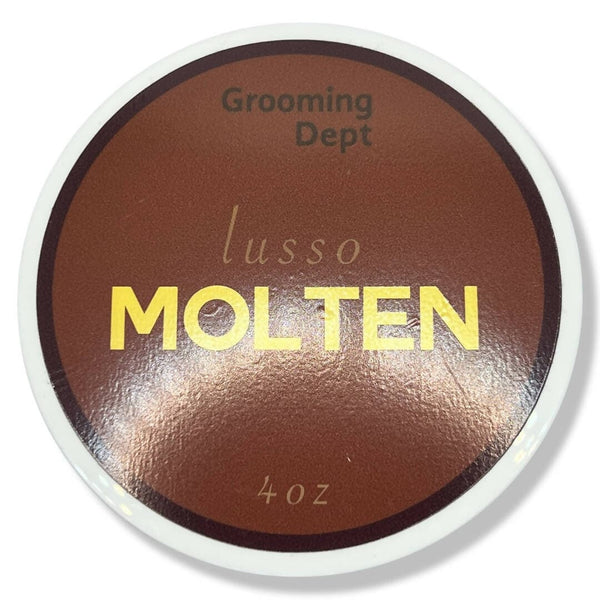 Molten Shaving Soap (Lusso) - by Grooming Dept (Pre-Owned) Shaving Soap Remembering Matt (120inna55) 