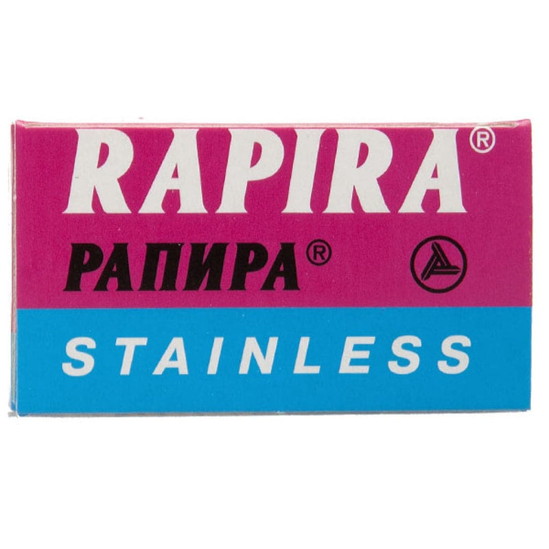 Rapira Double Edge Safety Razor Blades Chrome (5 Blade Pack)