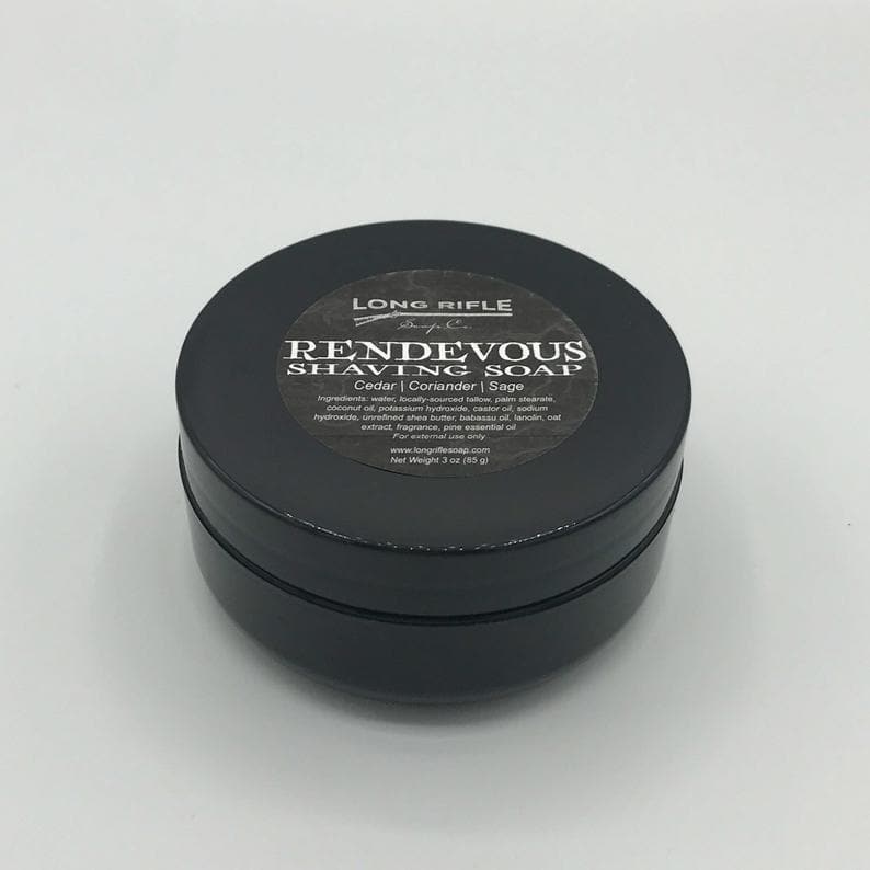 Rendevous Shaving Soap (3oz Jar) - by Long Rifle Soap Co. Shaving Soap Murphy and McNeil Store 