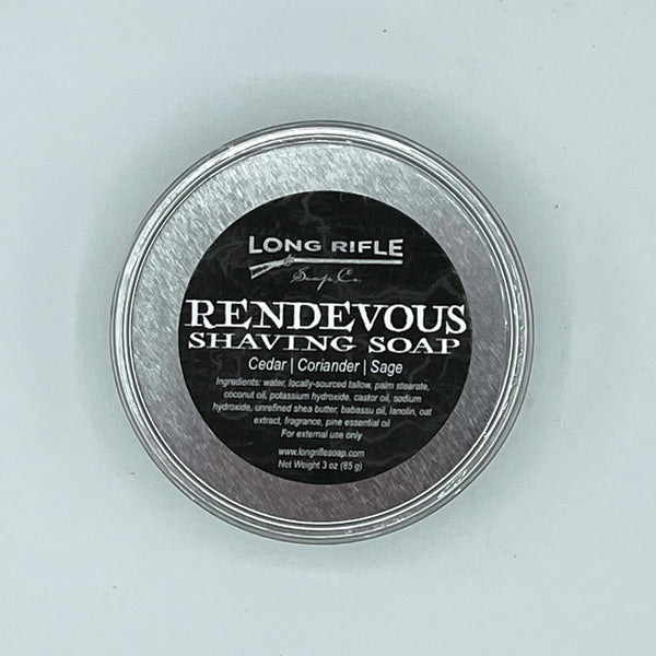 Rendevous Shaving Soap (3oz Puck) - by Long Rifle Soap Co. Shaving Soap Murphy and McNeil Store 