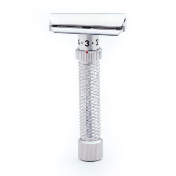 Konsul Slant Adjustable Stainless Steel DE Safety Razor - by Rex Supply Co. Safety Razor Murphy and McNeil Store 
