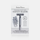 Rockwell Razors 6C Double-Edge Safety Razor (White Chrome) Safety Razor Murphy and McNeil Store 