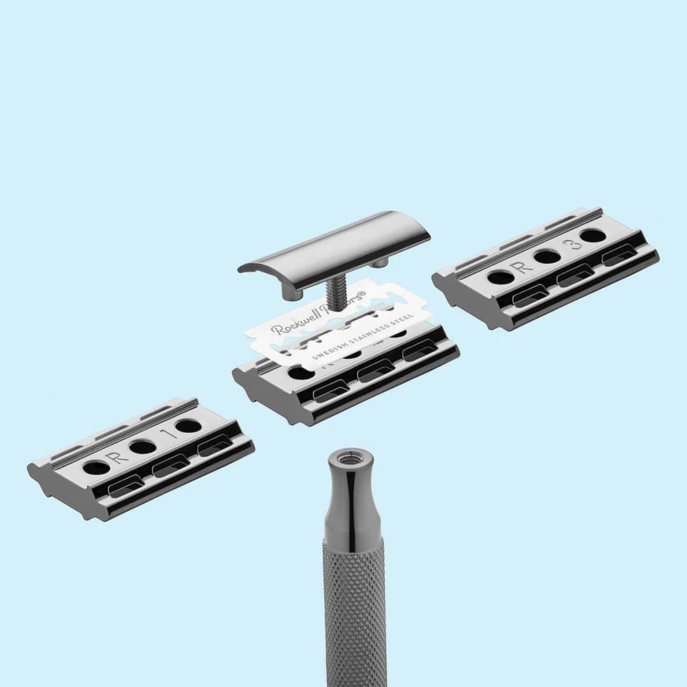 Rockwell Razors 6C Double-Edge Safety Razor (Gunmetal Chrome) Safety Razor Murphy and McNeil Store 