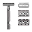 Rockwell Razors 6C Double-Edge Safety Razor (Gunmetal Chrome) Safety Razor Murphy and McNeil Store 