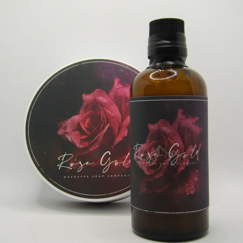 Rose Gold Shaving Soap and Splash - by Macduffs Soap Co. (Pre-Owned) Soap and Aftershave Bundle Murphy & McNeil Pre-Owned Shaving 