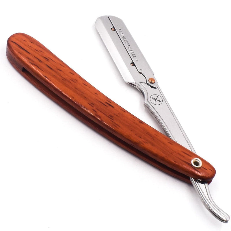 Rosewood Clip Type Straight Barber Razor (SRRW) - by Parker Shavette Murphy and McNeil Store 
