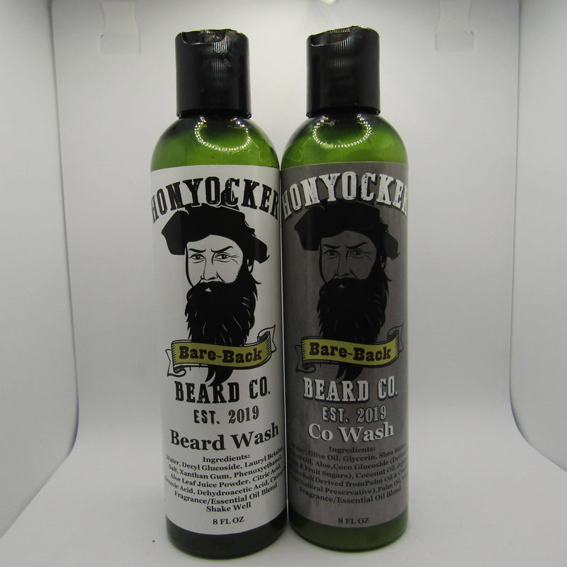 Bare-Back Beard Wash & Co-Wash - by Honyocker Beard Co (Pre-Owned) Beard Washes & Conditioners Murphy & McNeil Pre-Owned Shaving 