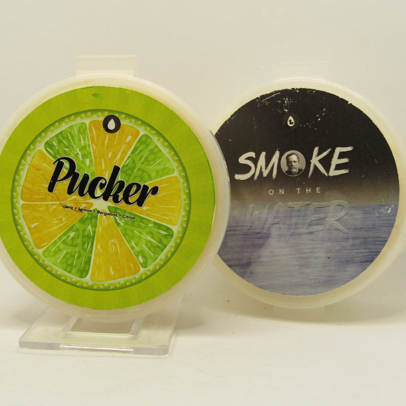 Smoke on the Water and Pucker Shaving Soap Samples - by Chicago Grooming Co (Pre-Owned) Shaving Soap Murphy & McNeil Pre-Owned Shaving 