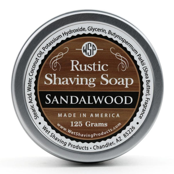 Sandalwood Rustic Shaving Soap - by Wet Shaving Products Shaving Soap Murphy and McNeil Store 