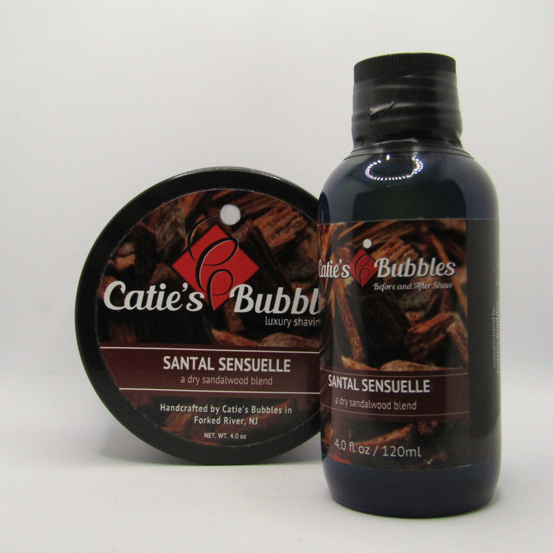 Santal Sensuelle Shaving Soap and Splash - by Catie's Bubbles (Pre-Owned) Soap and Aftershave Bundle Murphy & McNeil Pre-Owned Shaving 