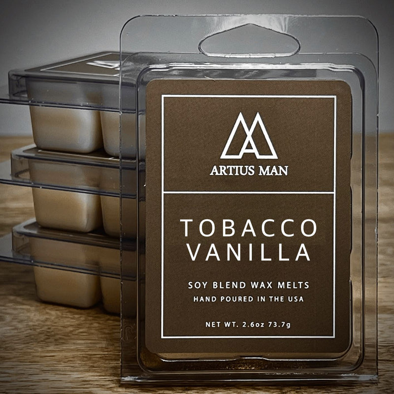 Soy Blend Wax Melts - Tobacco Vanilla Candle Artius Man 