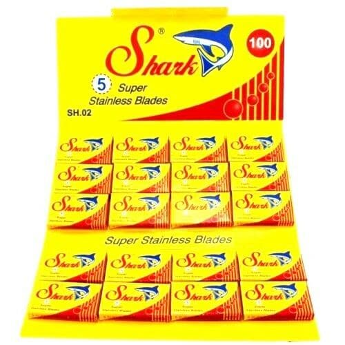 Shark Super Stainless Razor Blades (100 count) Razor Blades Murphy and McNeil Store 