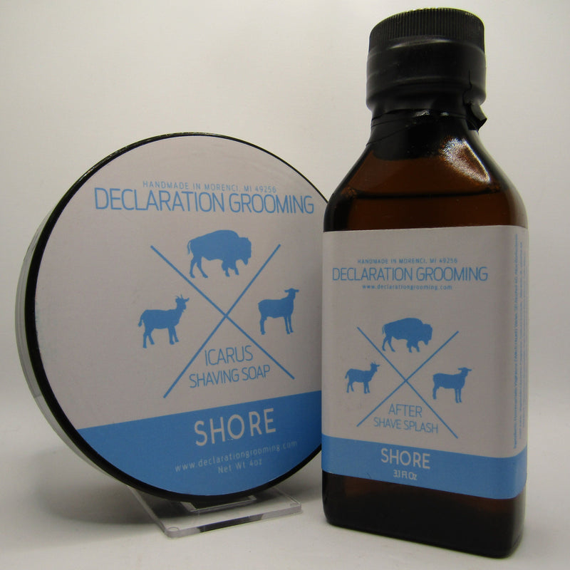 Shore Shaving Soap (Icarus) and Splash - by Declaration Grooming (Pre-Owned) Shaving Cream Murphy & McNeil Pre-Owned Shaving 