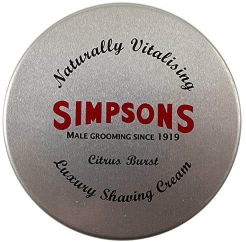 Simpsons Citrus Burst Shaving Cream (4.2oz) Shaving Cream Murphy and McNeil Store 