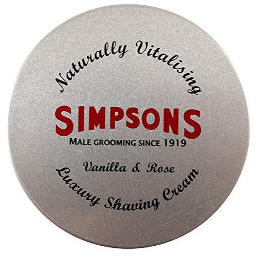 Simpsons Vanilla & Rose Shaving Cream (4.2oz) Shaving Cream Murphy and McNeil Store 