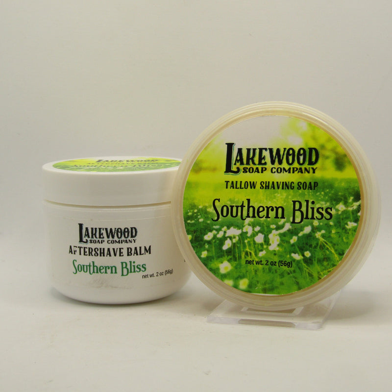 Southern Bliss Shaving Soap and Balm - by Lakewood Soap Co (Pre-Owned) Soap and Aftershave Bundle Murphy & McNeil Pre-Owned Shaving 