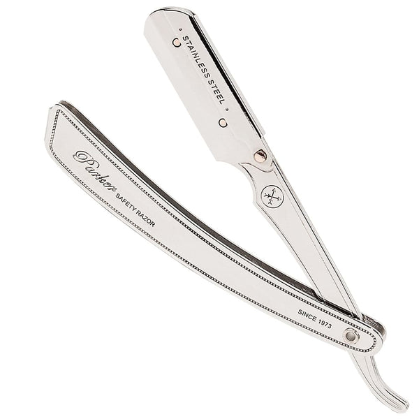 Stainless Steel Clip Type Professional Straight Barber Razor (SRX) - by Parker Shavette Murphy and McNeil Store 