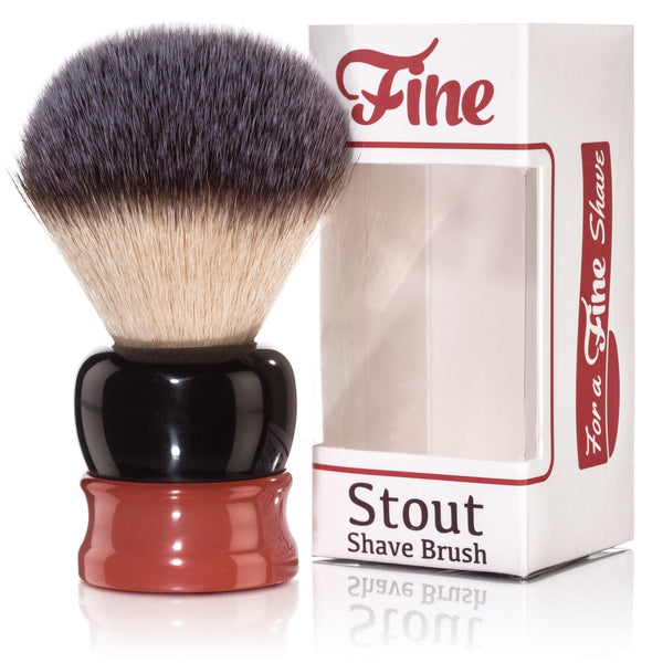 Stout Shave Brush (Brown/Orange) - by Fine Accoutrements Shaving Brush Murphy and McNeil Store 