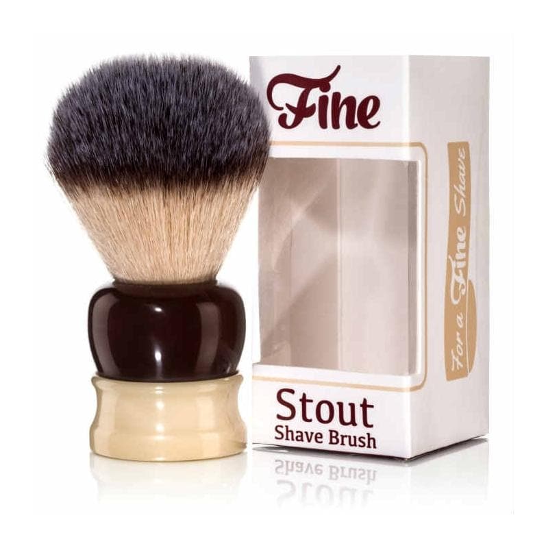 Stout Shave Brush (Crimson/Ivory) - by Fine Accoutrements Shaving Brush Murphy and McNeil Store 