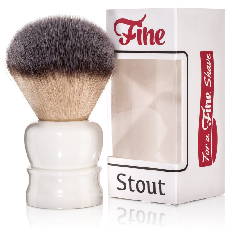 Stout Shave Brush (White) - by Fine Accoutrements Shaving Brush Murphy and McNeil Store 