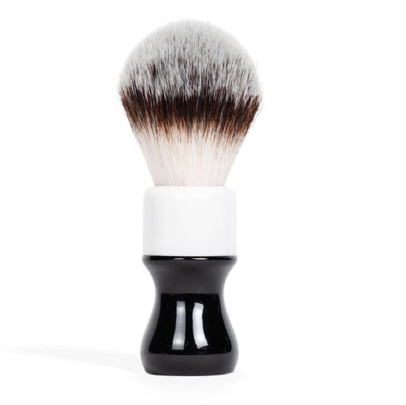 Synthetic Shave Brush (Black/White) 26mm - by Noble Otter Shaving Brush Murphy and McNeil Store 