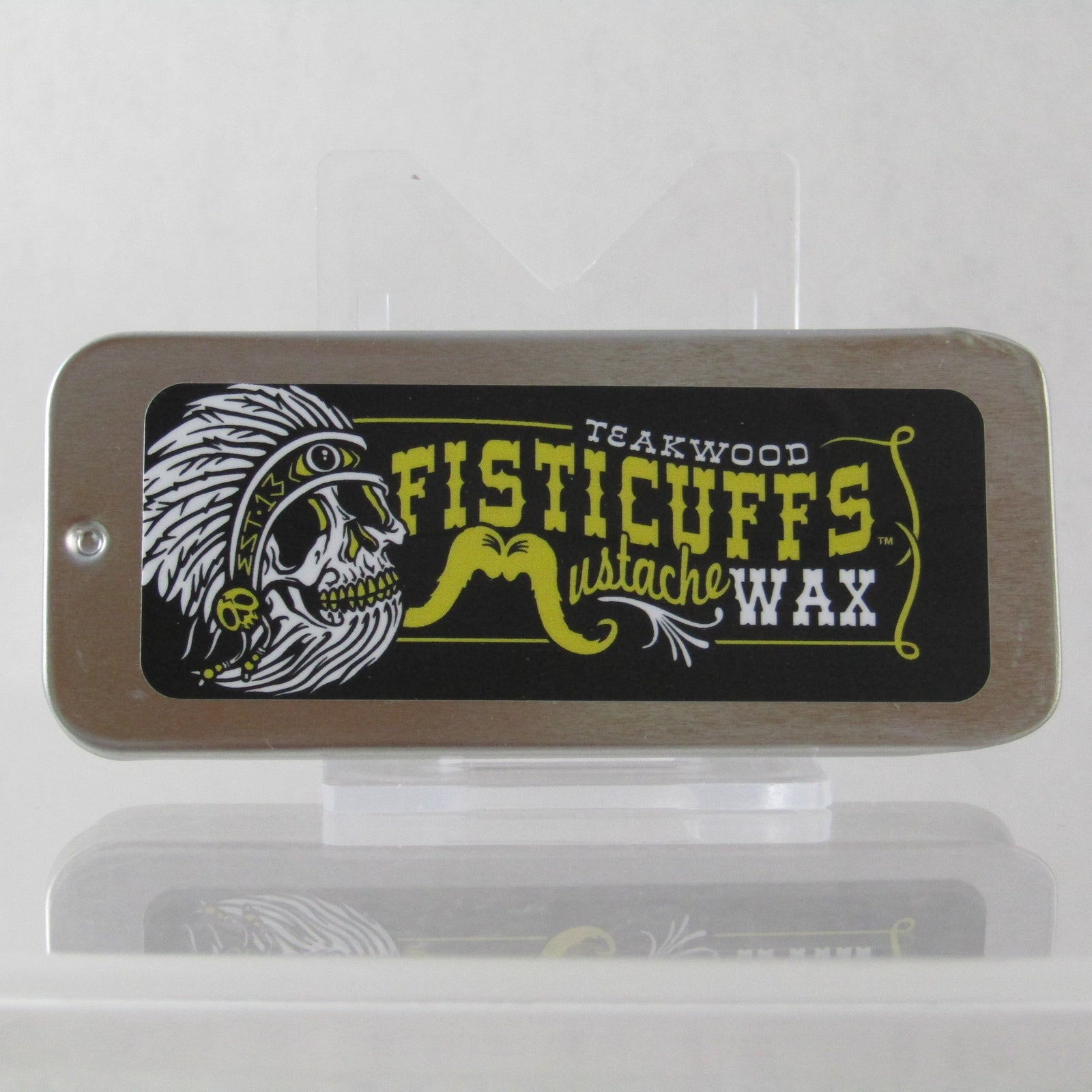 Teakwood Fisticuffs Mustache Wax by Grave Before Shave