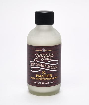The Master Recovery Splash - by Zingari Man Aftershave Murphy and McNeil Store 